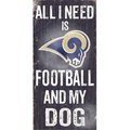 Fan Creations Fan Creations N0640 St.Louis Rams Football And My Dog Sign N0640-STL